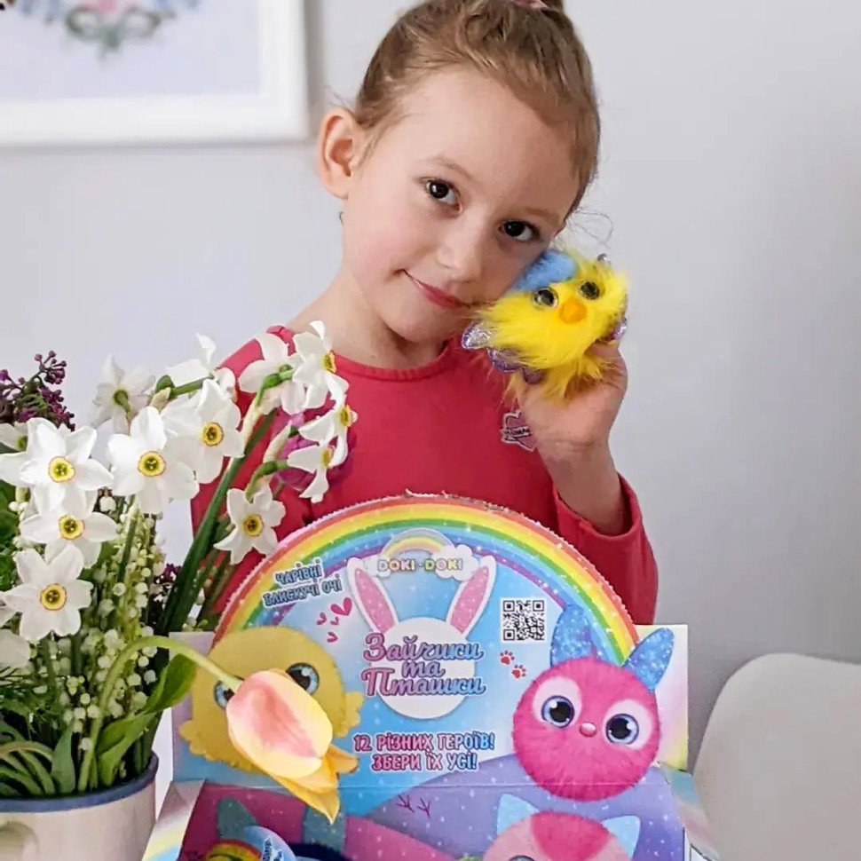 М'яка колекційна іграшка-сюрприз Зайчики та пташки #sbabam T082-2019 серія "Doki Doki" — фото 5
