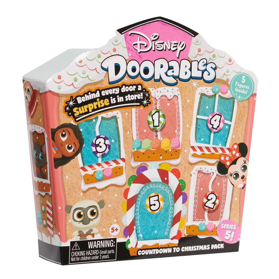 Ігровий набір "Великий святковий будиночок" Disney Doorables 44637, 5 фігурок