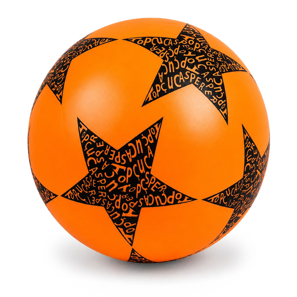 Дитячий гумовий м'яч Зірка RB20302(Orange) 60 грам, діаметр 18 см