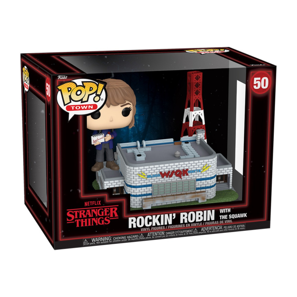 Ігрова фігурка FUNKO POP! "Робін з радіостанцією WSQK Town" Funko 86620 серії "Дивні дива" — фото 2