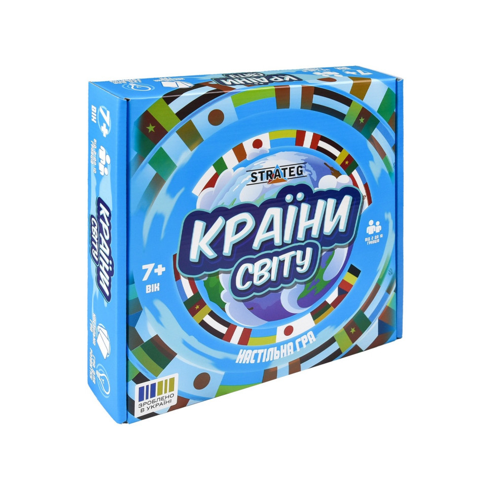 Карткова гра "Країни світу" 30952 інструкція, 220 карток