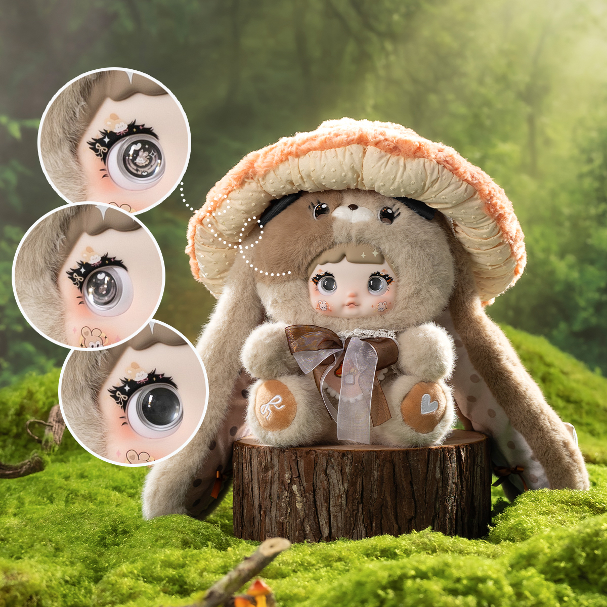 Коллекционная мягкая игрушка Pop Top Hi TOY серии "Nommi" - Грибочки 400% (в асс.) — фото 3
