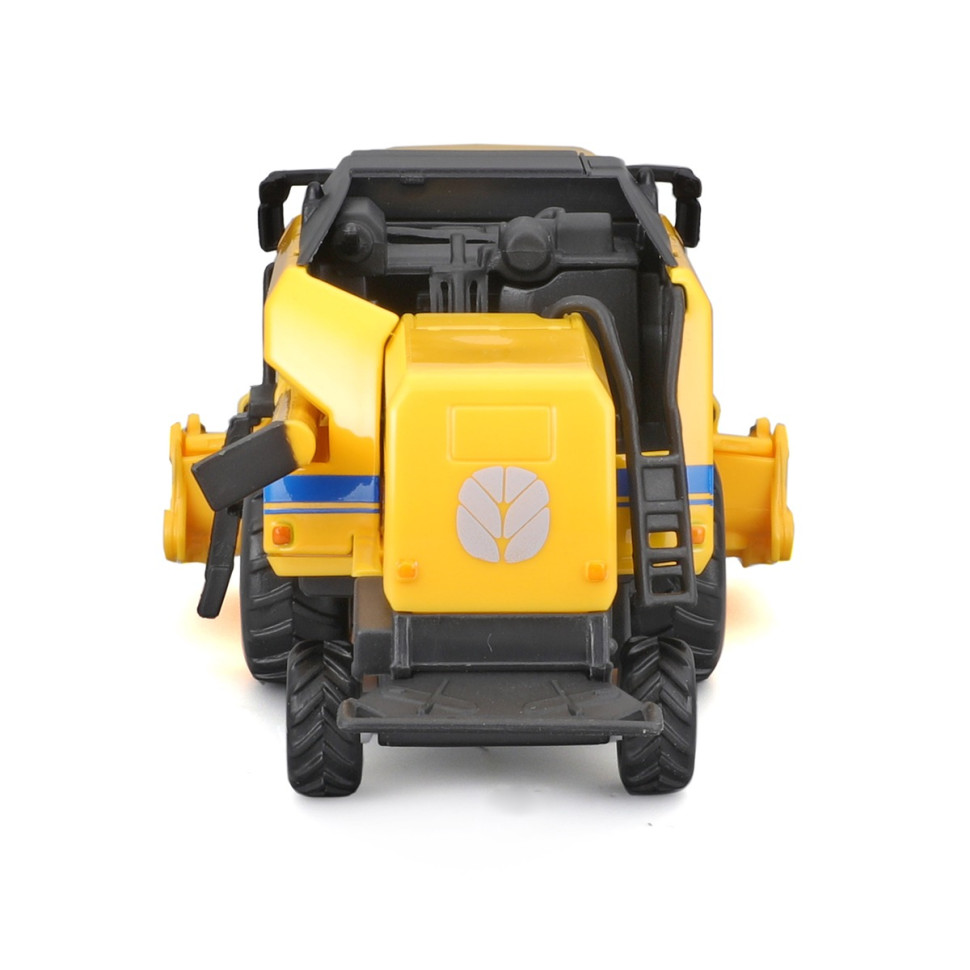 Автомодель комбайн Зерносборный "New Holland TC5.90" Bburago 18-31722 (1:24) — фото 4