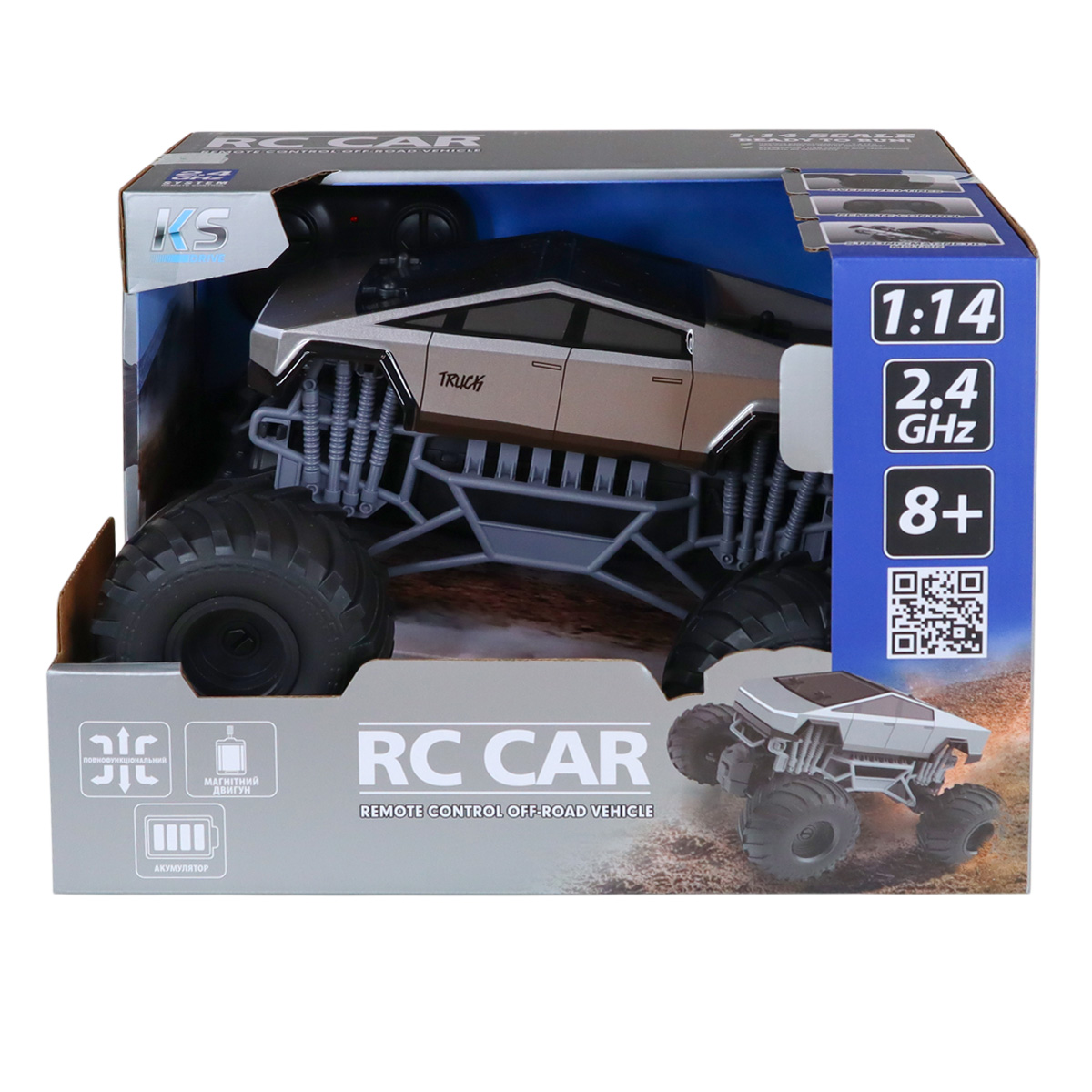 Автомобіль Bigfoot OFF-ROAD на р/к - Cyber RIDE (акум. 3.7V, 2,4 ГГц) — фото 4