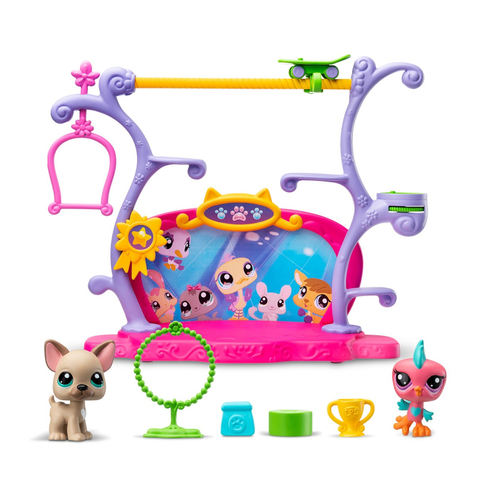 Ігровий набір "Шоу Талантів" Littlest Pet Shop 00558 сцена, 2 фігурки, аксесуари — фото 3