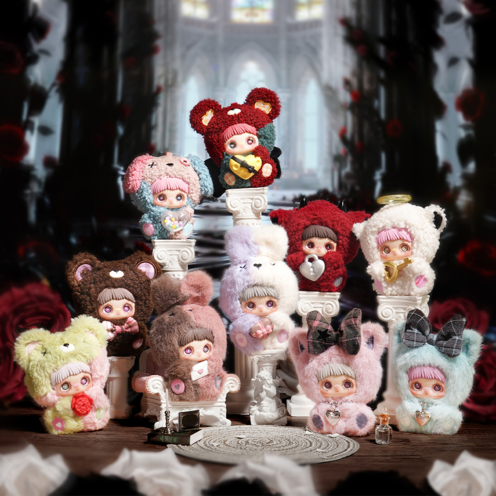 Пушистая фигурка на подвесе Люблю тебя Pop Top HC031 Hi TOY серии "MayMei" — фото 2