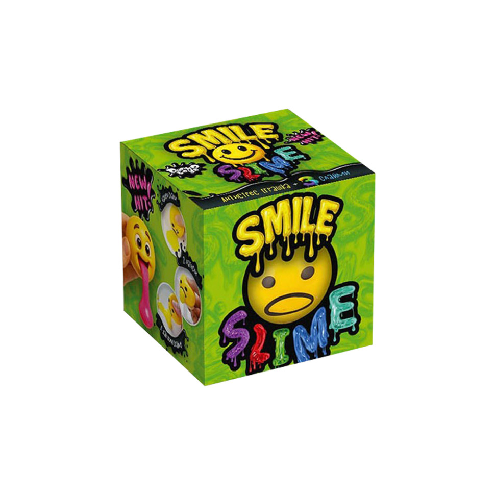 Іграшка антістресс В'язка маса "Smile Slime" SS-01-01 клейкий лизун