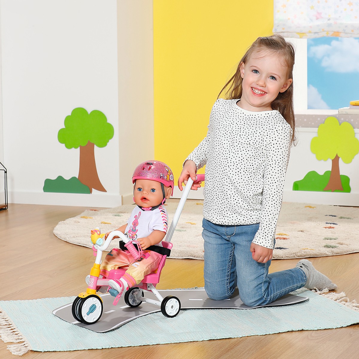 Трехколесный велосипед для куклы BABY born – Приключения с Бертой — фото 6