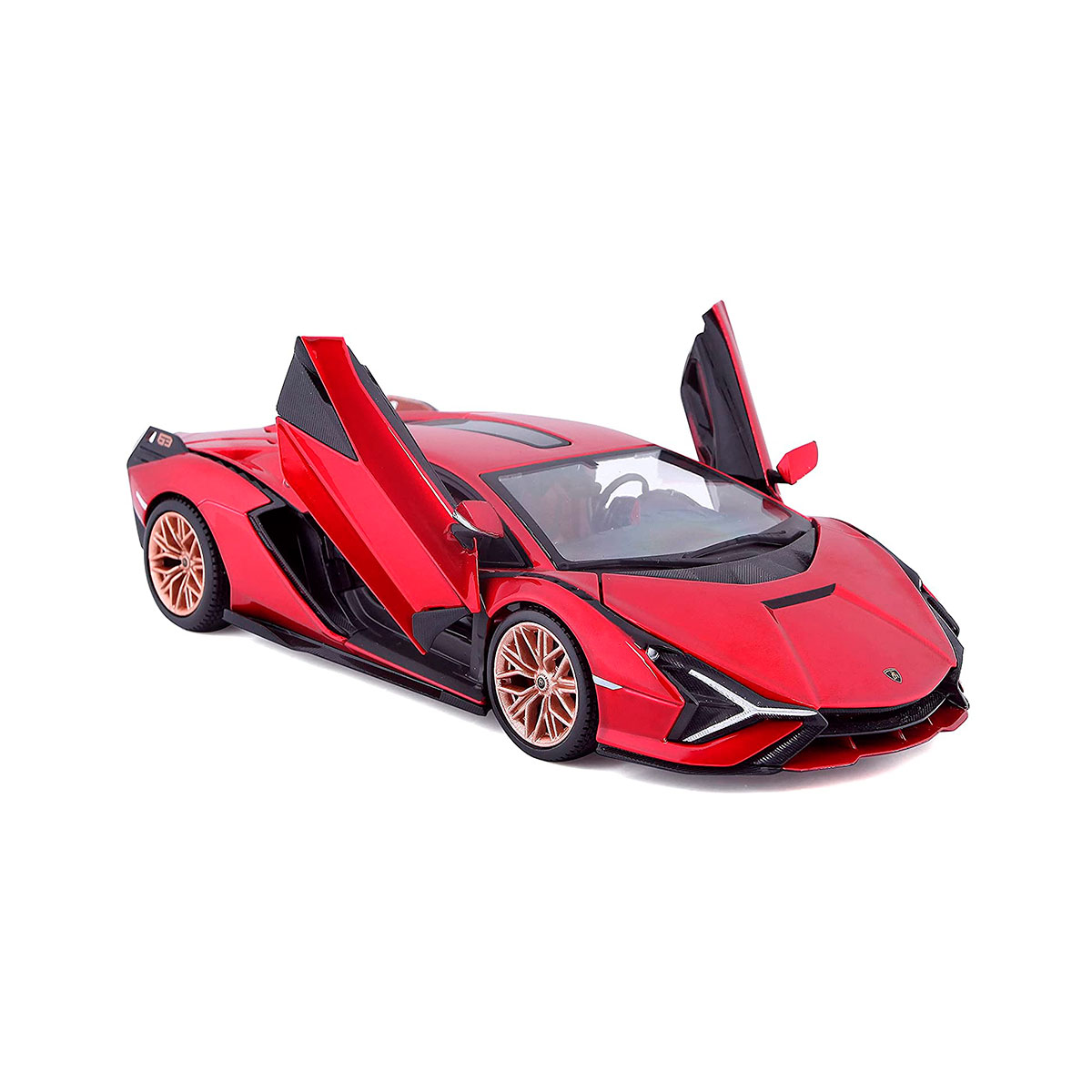 Автомодель - Lamborghini Sián FKP 37 (асорті зелений металік, червоний металік, 1:24) — фото 8