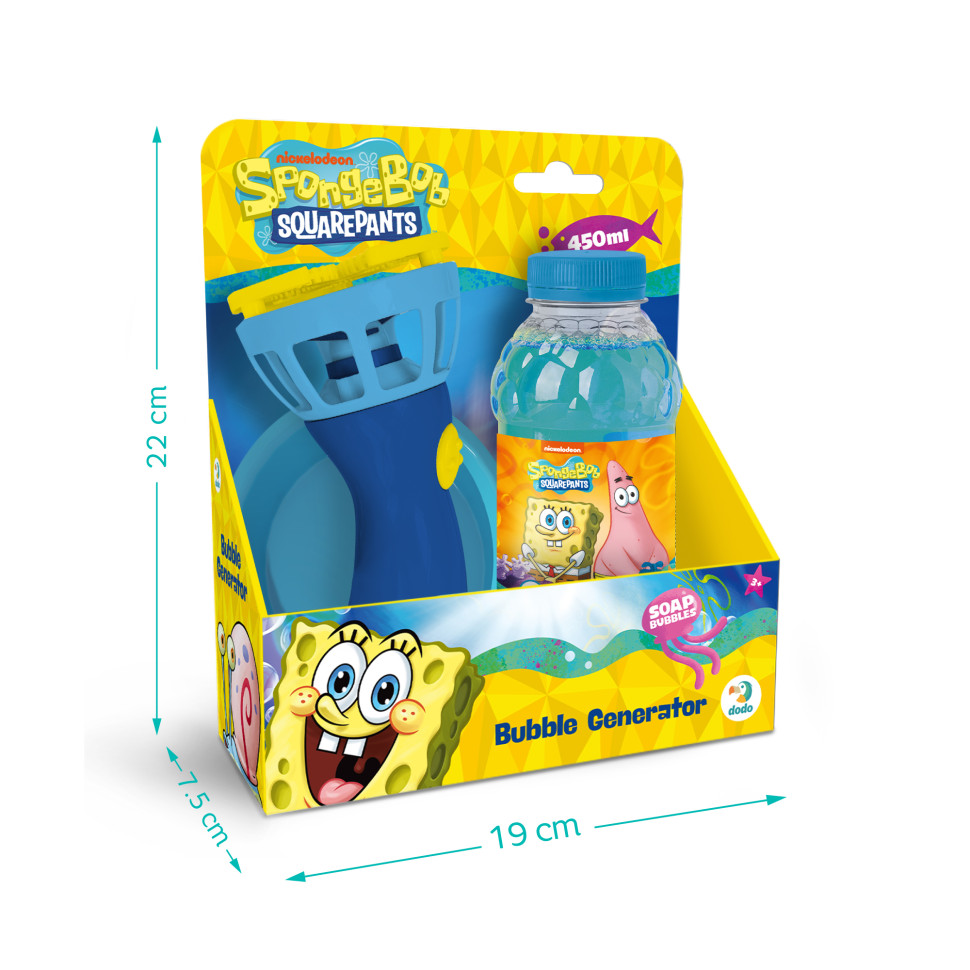 Генератор мильних бульбашок "Sponge Bob" 200738 об'єм 450 мл — фото 7