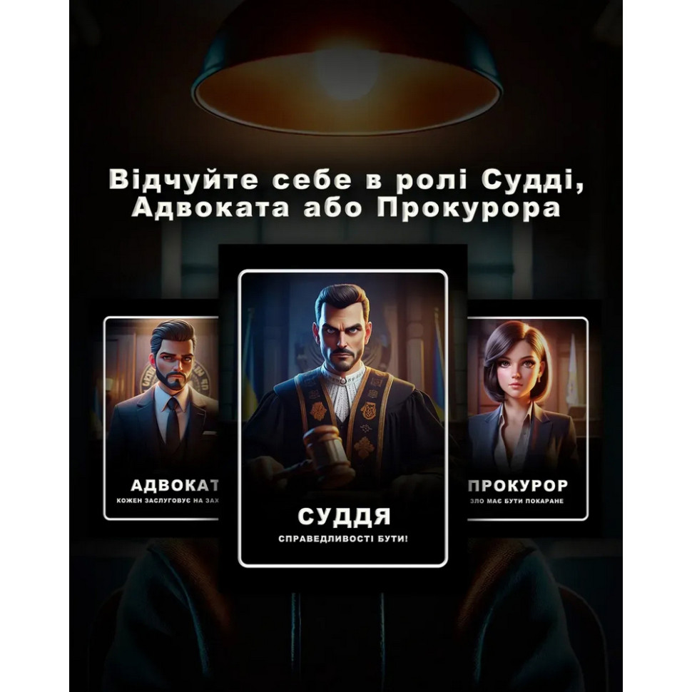 Настольная игра "Тихо, суд идет" DG002UA 48 карточек — фото 9