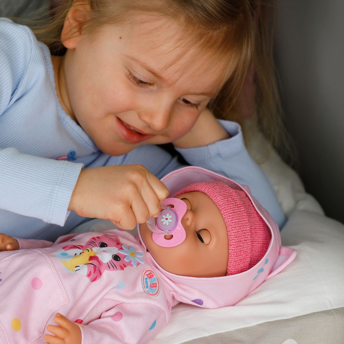 Лялька BABY born серії "Click & Play" – Емма в Костюмі з Вушками (43 см, з аксес.) — фото 6