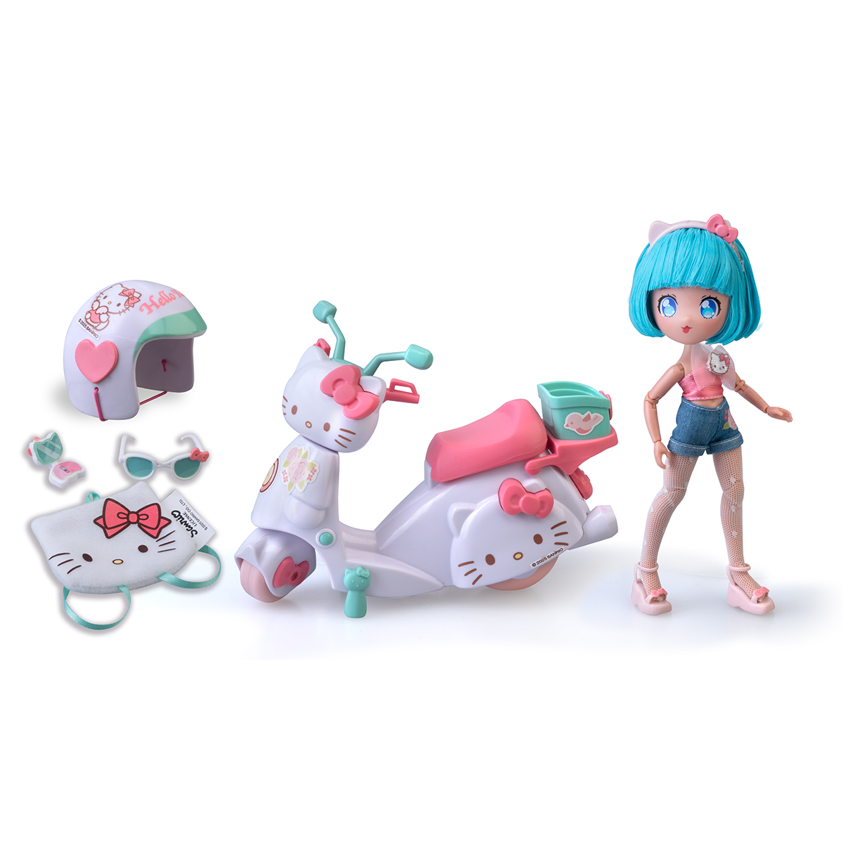 Ігровий набір 4SF Manga Dolls серії "Hello Kitty" – Красуня Пінк На Скутері (з аксес.) — фото 2