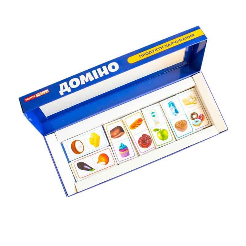 Детская настольная игра "Домино. Продукты питания" 10109169, 28 карт — фото 13