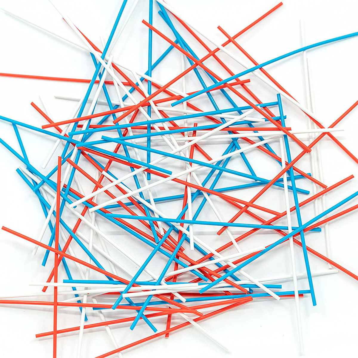 Набір стрижнів для 3D-ручки 3Doodler Start - Мікс (75 шт: червоний, білий, синій) — фото 4