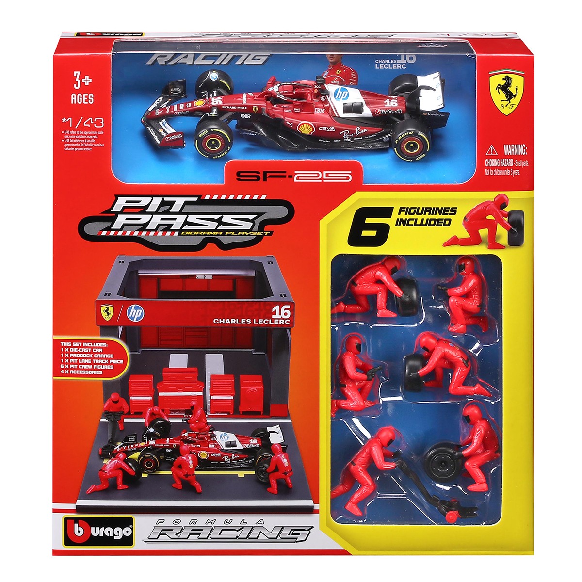 Игровой набор - PIT PASS Ferrari SF-25 (1:43) — фото 6