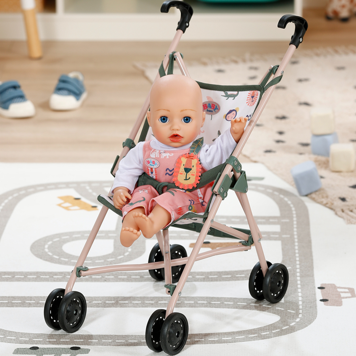 Коляска для куклы BABY born - Тропики (прогулочная, складная) — фото 4