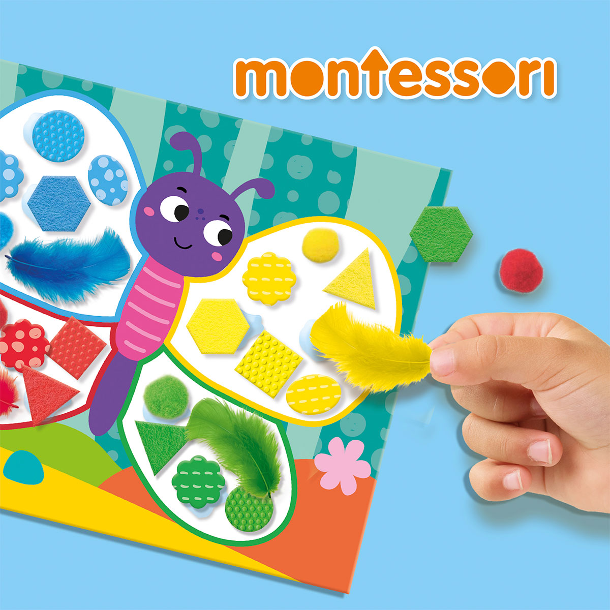 Набір для творчості серії "Montessori" – Сортуй Кольори Та Матеріали — фото 6