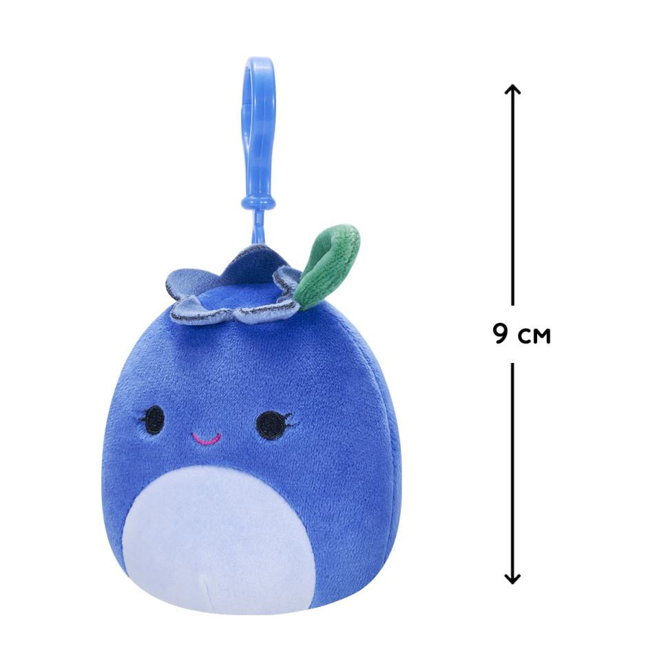 Мягкая игрушка Черника Блуби Squishmallows SQCP00147 на клипсе 9 см — фото 4