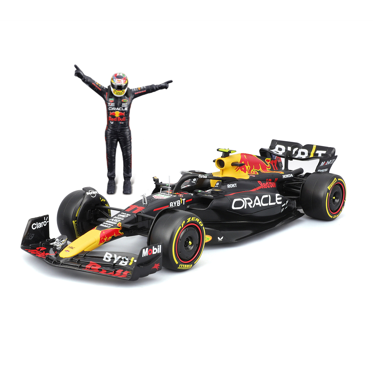 Автомодель з фігуркою - RED BULL Racing RB19 (1:24) — фото 12