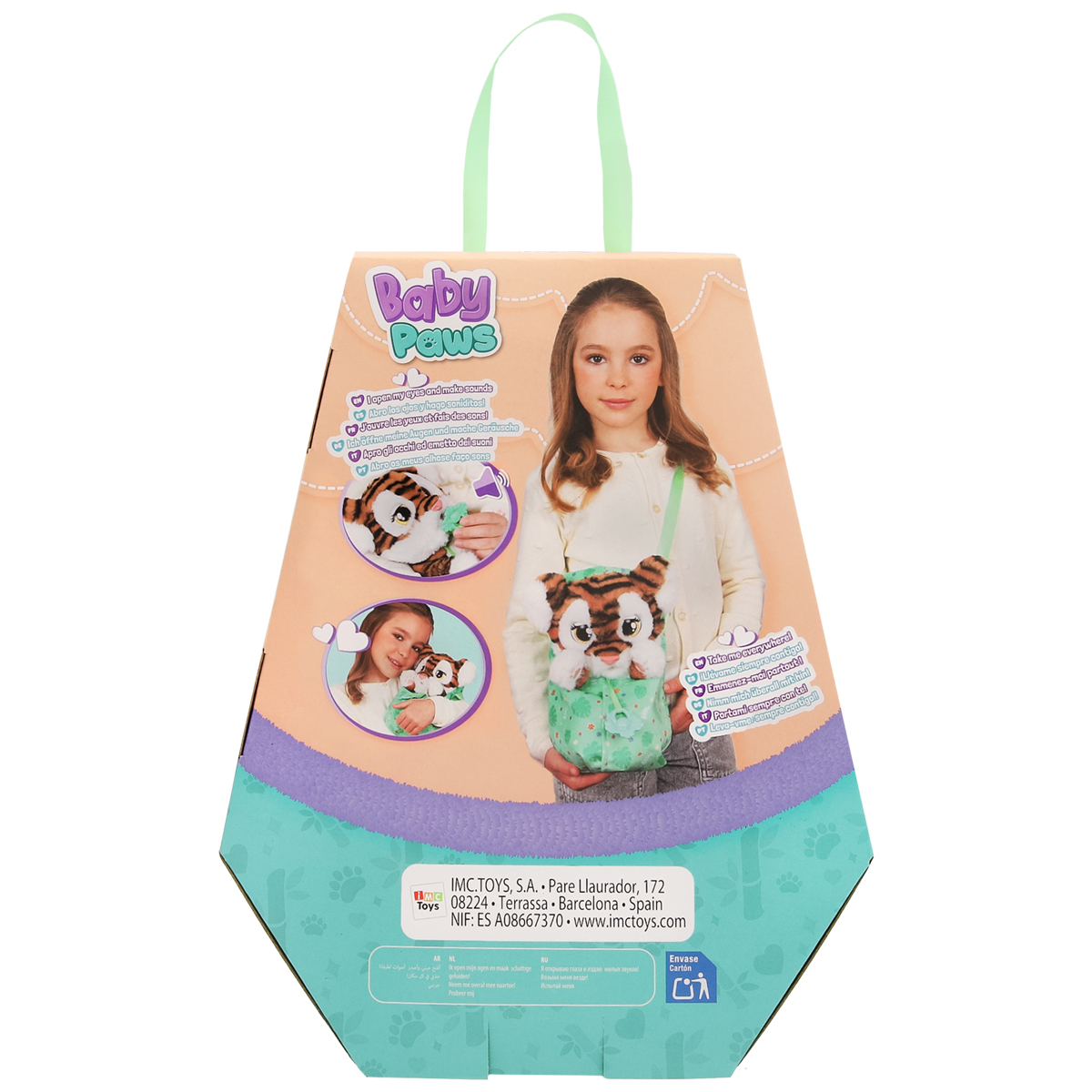 Інтерактивна іграшка Baby Paws W3 – Тигреня (з аксес.) — фото 2