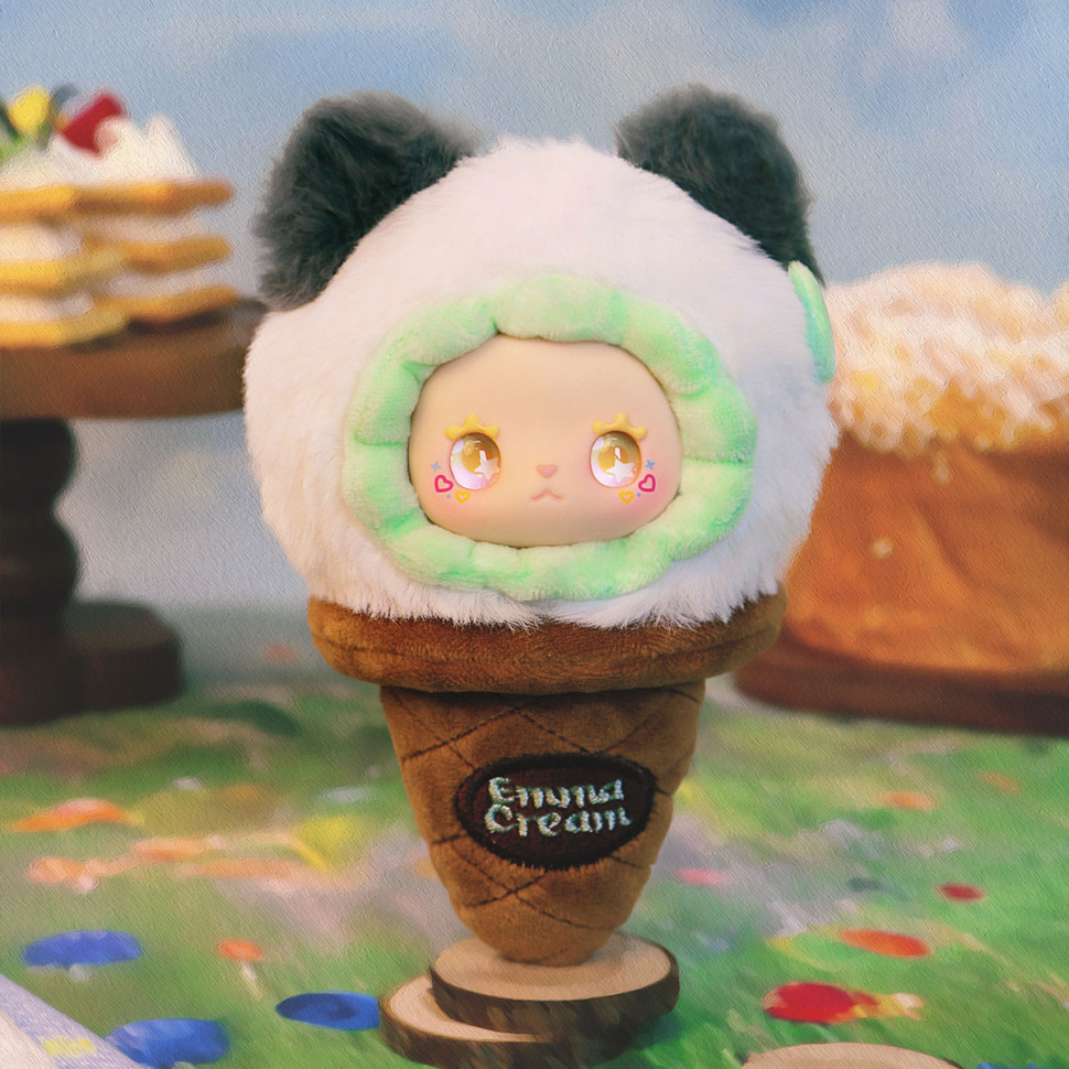 Коллекционная мягкая игрушка с кольцом Мороженко Pop Top MJ-000095 Lucky Emma серии "Scoop Ice Cream" — фото 9