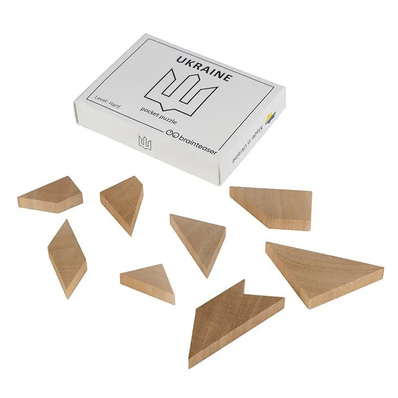 Набір дерев'яних головоломок "Wooden mini puzzle set" Заморочка 12en — фото 17
