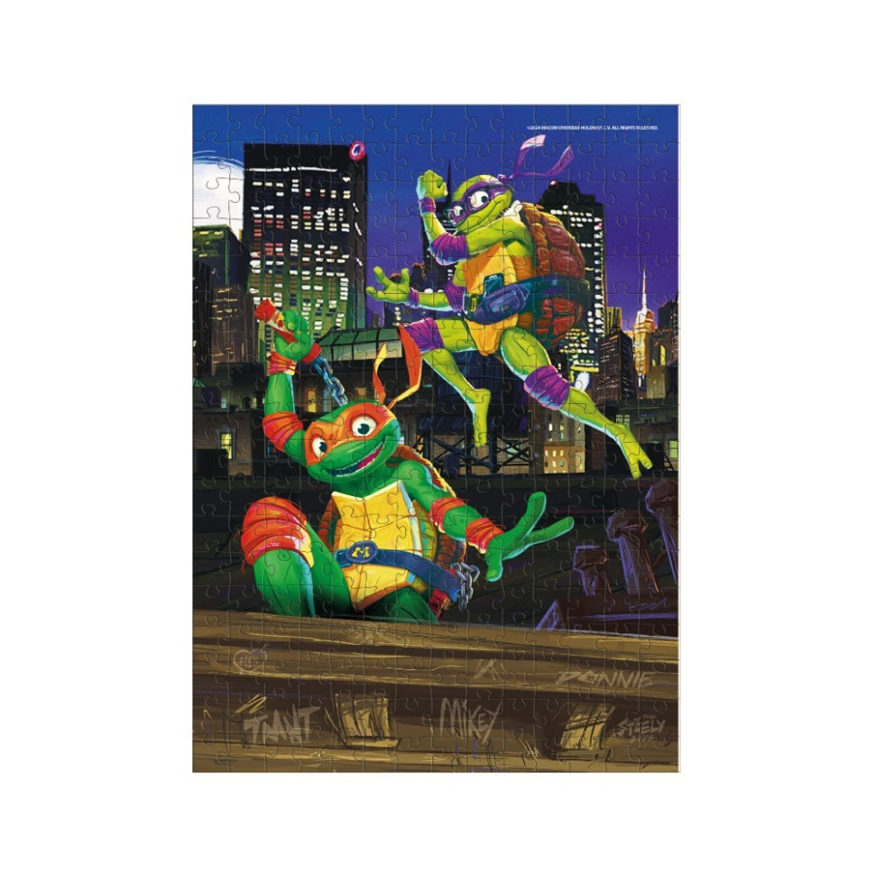Пазл класичний Medium-S "TMNT. Донателло та Мікеланджело" 200529, 250 елементів — фото 2