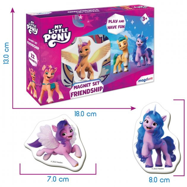 Набор магнитов "My Little Pony Дружба" Magdum МЕ 5031-21 — фото 5