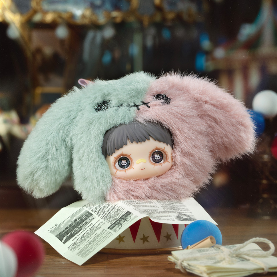Колекційна м'яка іграшка з кільцем Шалений цирк Pop Top HC029 Hi TOY "серії MayMei" — фото 5