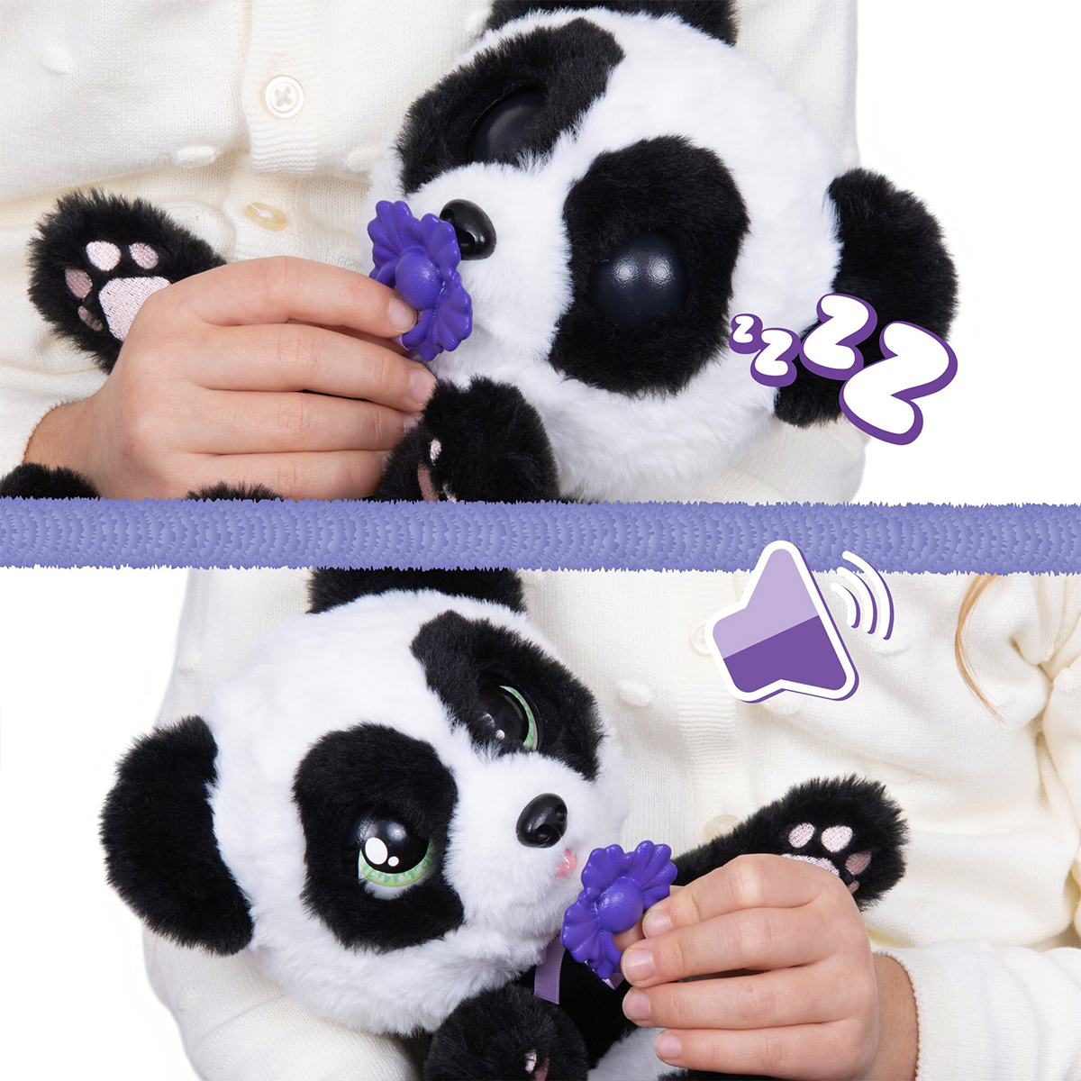 Інтерактивна іграшка Baby Paws W3 – Малюк Панда (з аксес.) — фото 8
