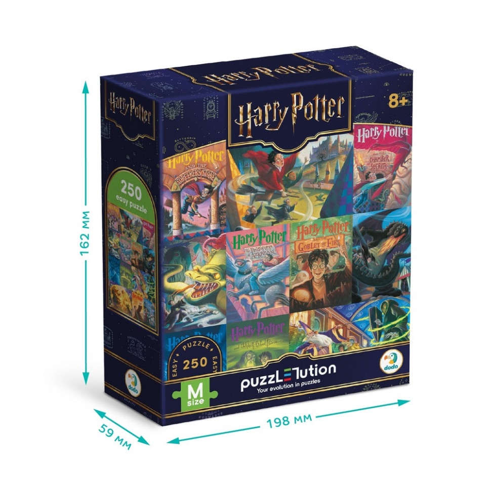 Пазл классический "Harry Potter Книжные обложки" 200657, 250 элементов — фото 4