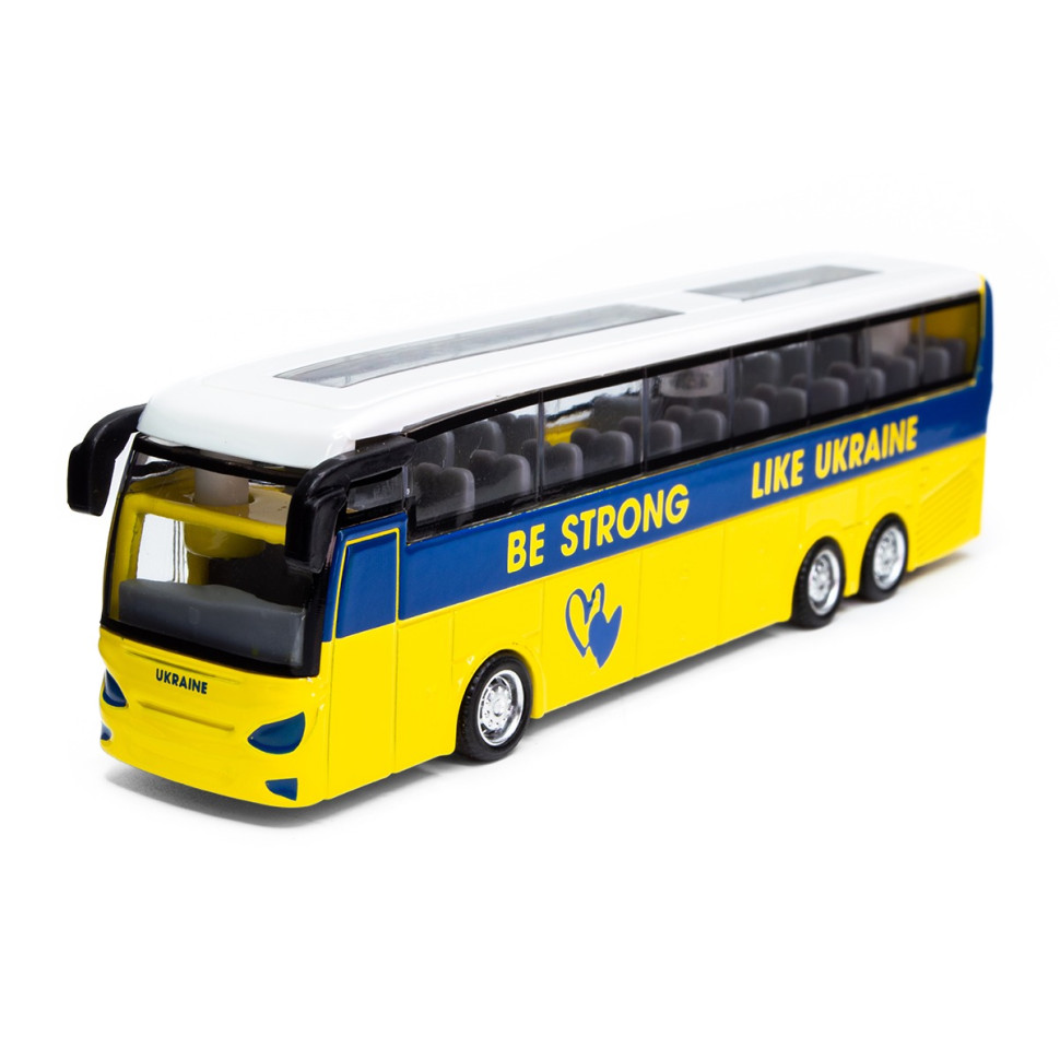 Дитяча колекційна модель "Автобус екскурсійний Україна" TechnoDrive 250419CG