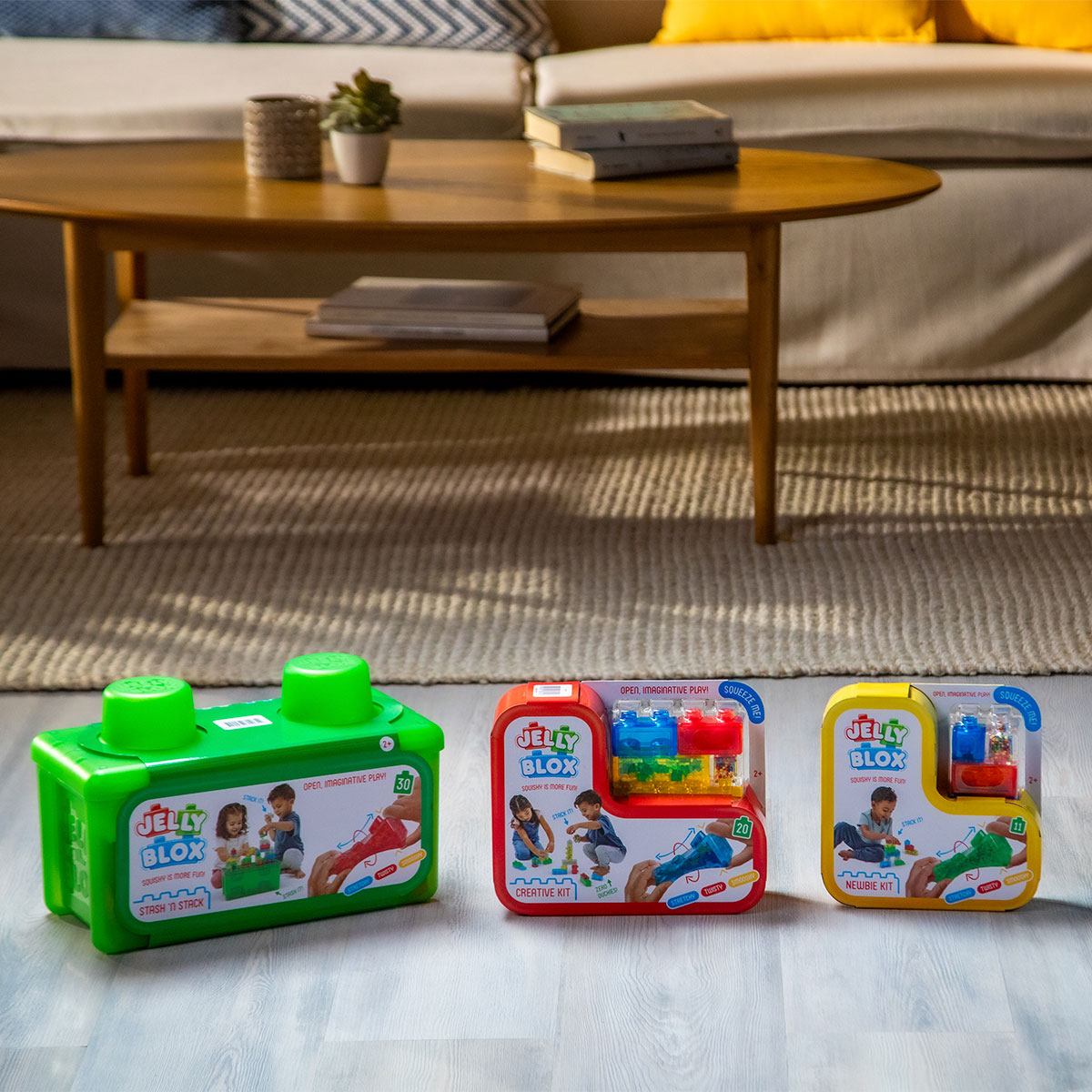 Сенсорний конструктор Jelly Blox - в Кейсі 2 в 1: Будуй-Складай — фото 3