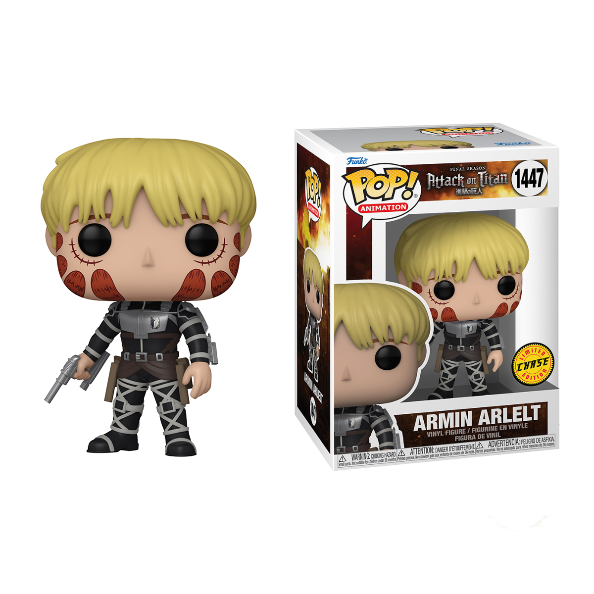 Ігрова фігурка Funko POP! серії "Атака титанів" - Армін Арлерт — фото 3