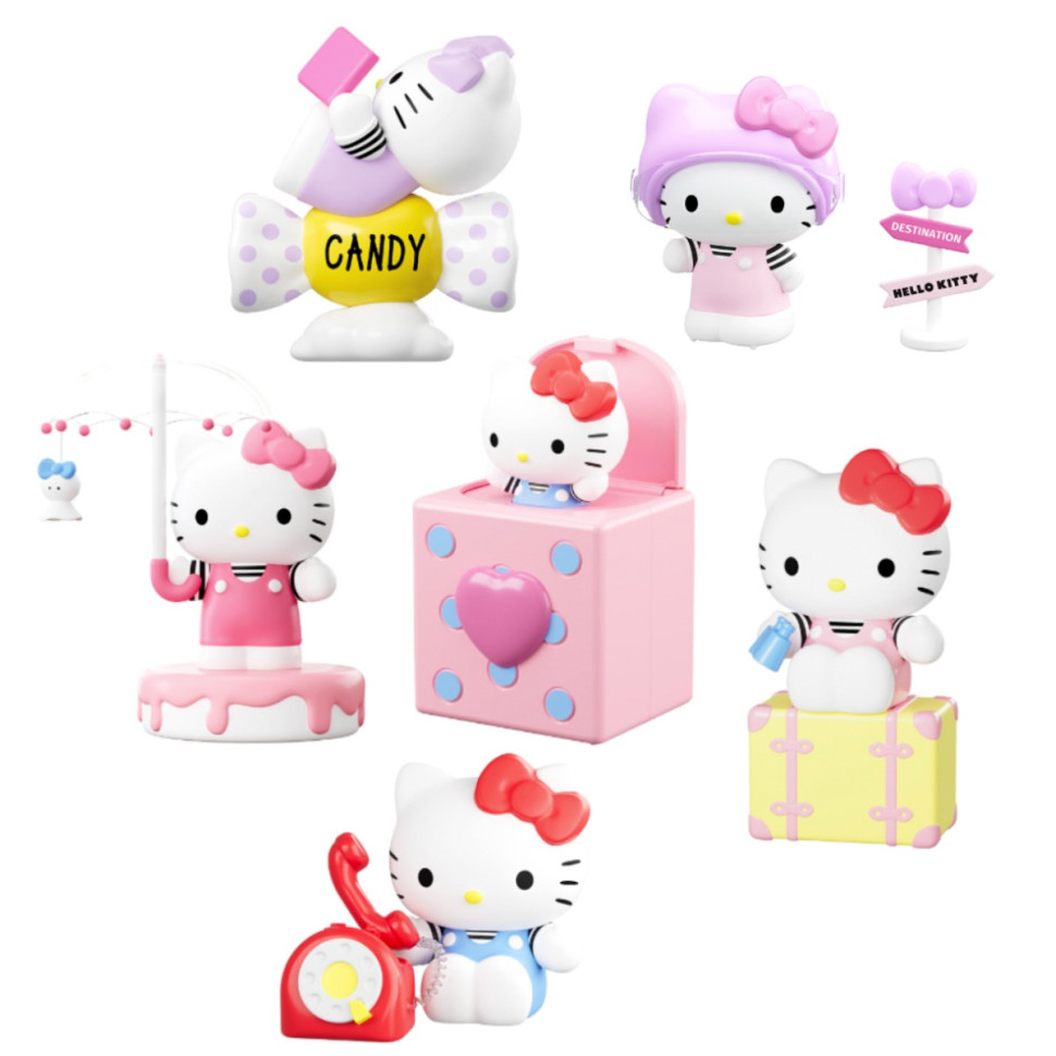 Механическая игрушка-сюрприз "Милый сигнал" Pop Top Hello Kitty 24MDL-002 в ассортименте — фото 3