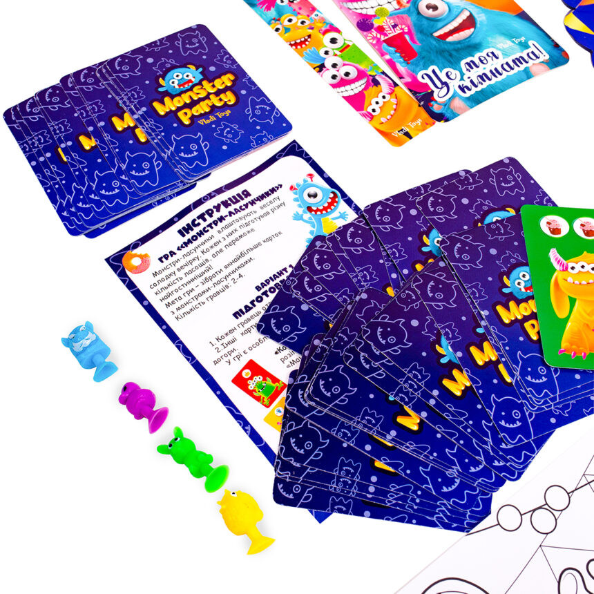 Набір сюрпризів Surprise pack "Monster party" Vladi Toys VT8080-03 Укр — фото 7