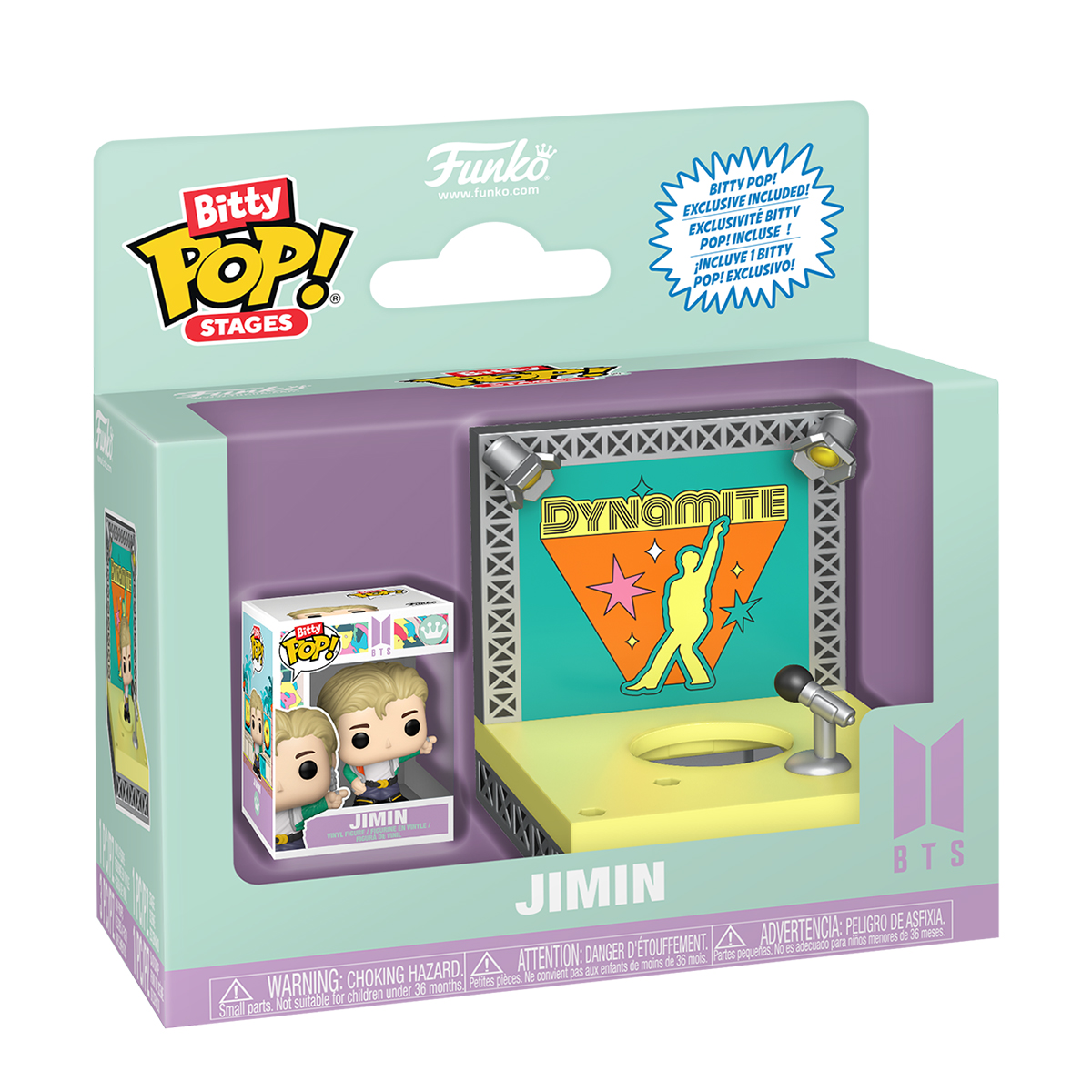 Набор игровых фигурок Bitty POP! Stages серии "BTS" - Чимин (Dynamite)