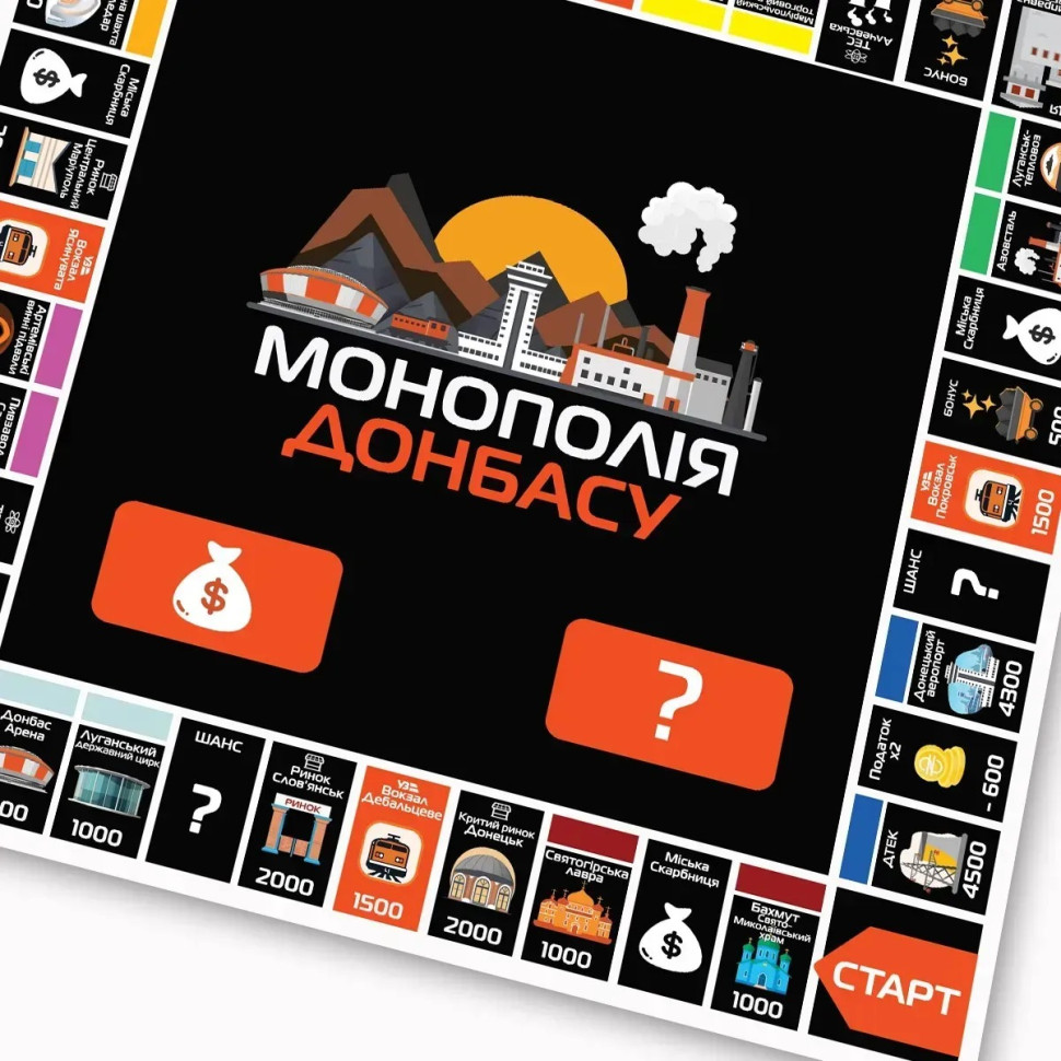 Настольная игра "Монополия Донбасса" PLR-0046 от 2 до 5 игроков — фото 13