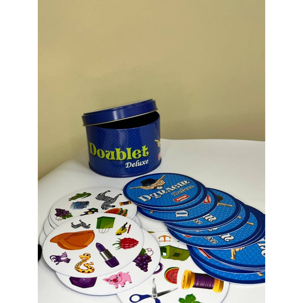 Настільна гра "Дуплет Deluxe" 1038 в металевій коробці — фото 9