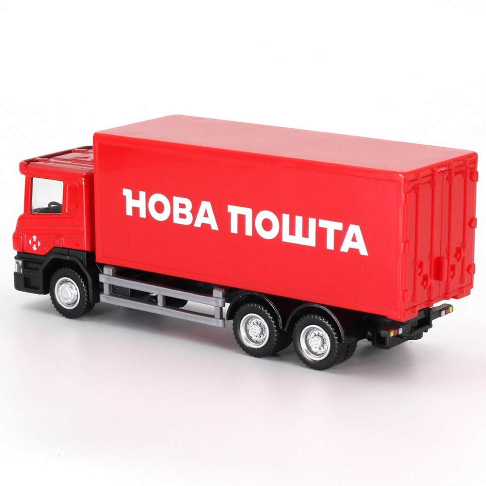 Автомодель дитяча Scania "Нова Пошта" TechnoDrive 250414U, масштаб 1:64 — фото 7