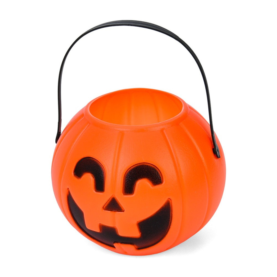 Аксесуар для свята Кошик-гарбуз Halloween MK 5749-1 у пакеті 9x12x12 см