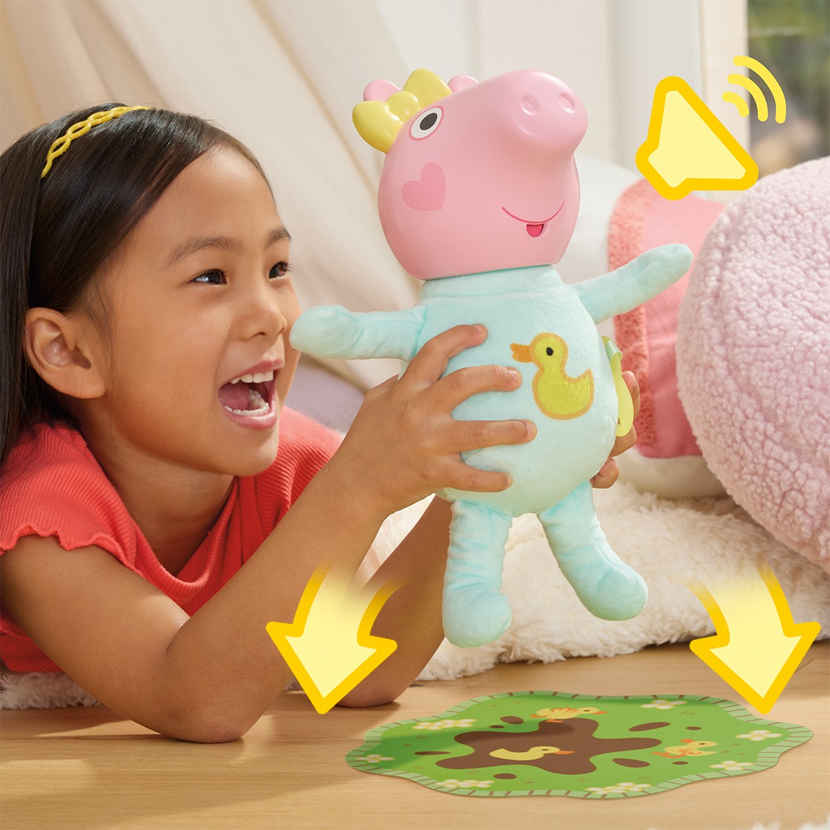 Інтерактивна іграшка Peppa – Крихітка Еві: Хрюшки-Обіймашки — фото 7