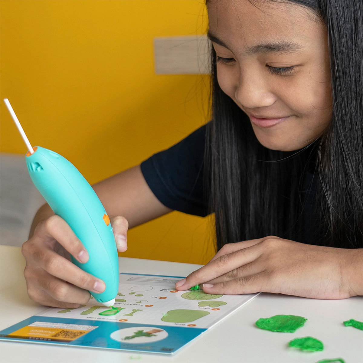 Набір стрижнів для 3D-ручки 3Doodler Start - Мікс (75 шт: червоний, білий, синій) — фото 10