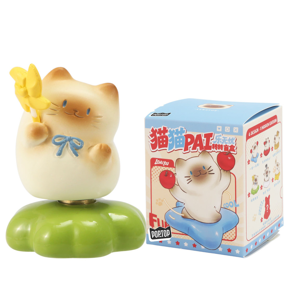 Механическая игрушка-сюрприз "Котики счастья" Pop Top W1244-25 серии "Cat Cat PAI"