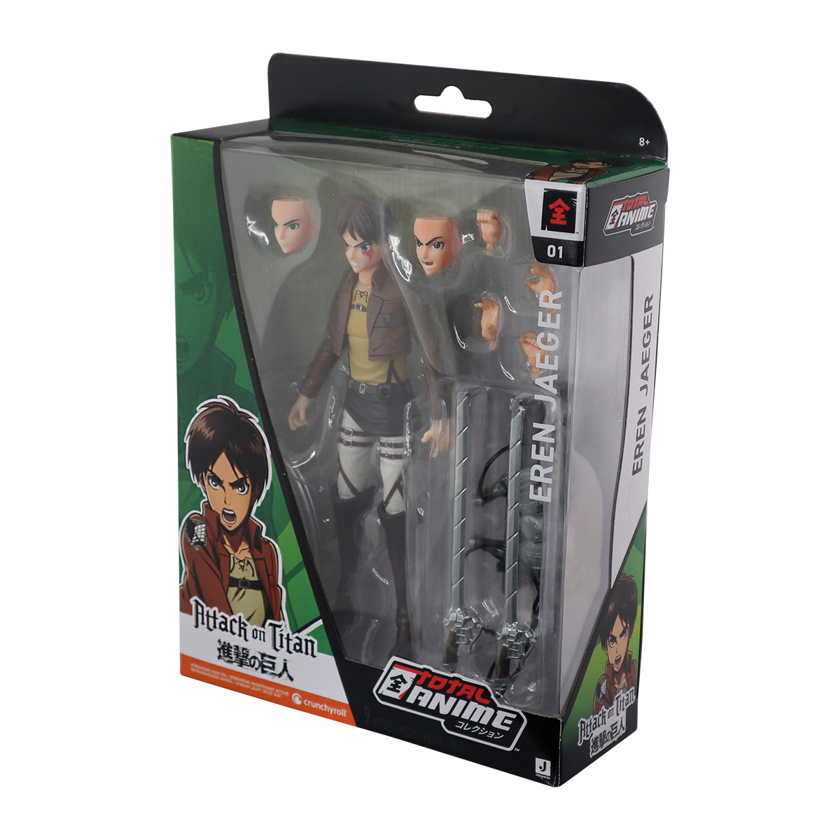 Игровая фигурка Total Anime серии "Атака титанов" W1 - Эрен (с аксесс.) — фото 4
