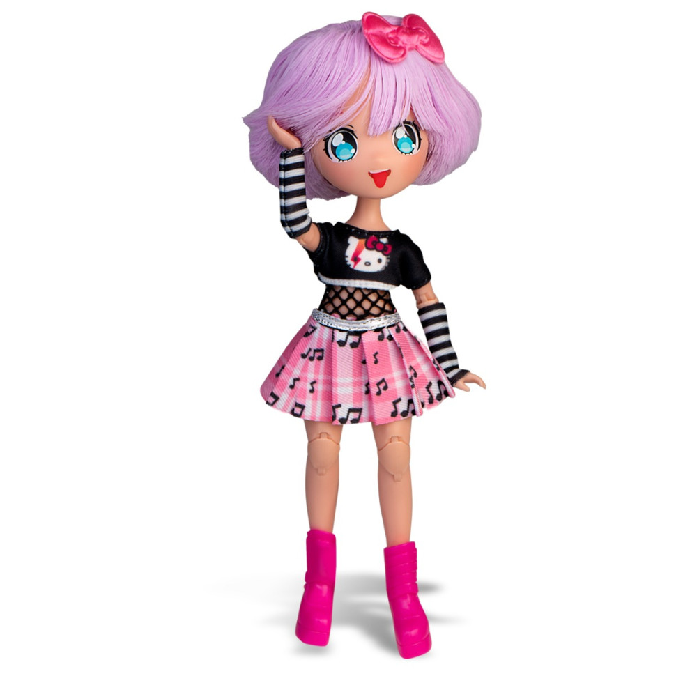 Детская кукла "Тедди Рок" 4SF Manga Dolls HKTF0100 серии "Hello Kitty" — фото 3