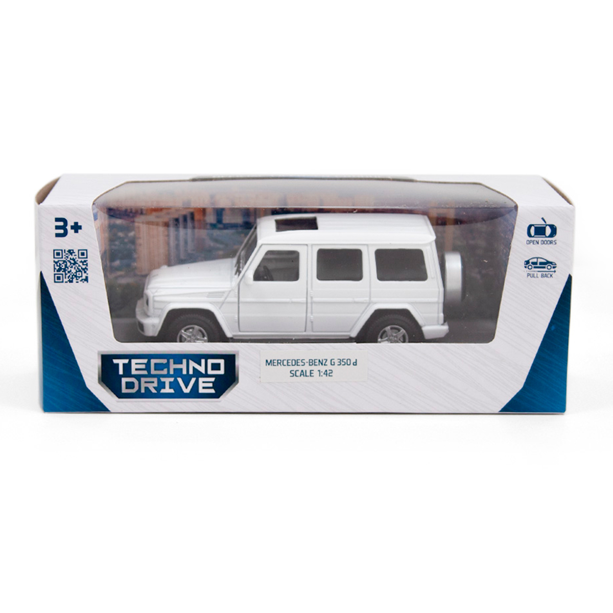 Автомодель - Mercedes BENZ G350 (белый) — фото 3