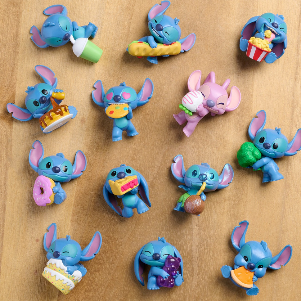 Фігурка-сюрприз у капсулі "Стіч зі смаколиками" STITCH 46288 серії "Feed Me" іграшка 4 см — фото 3