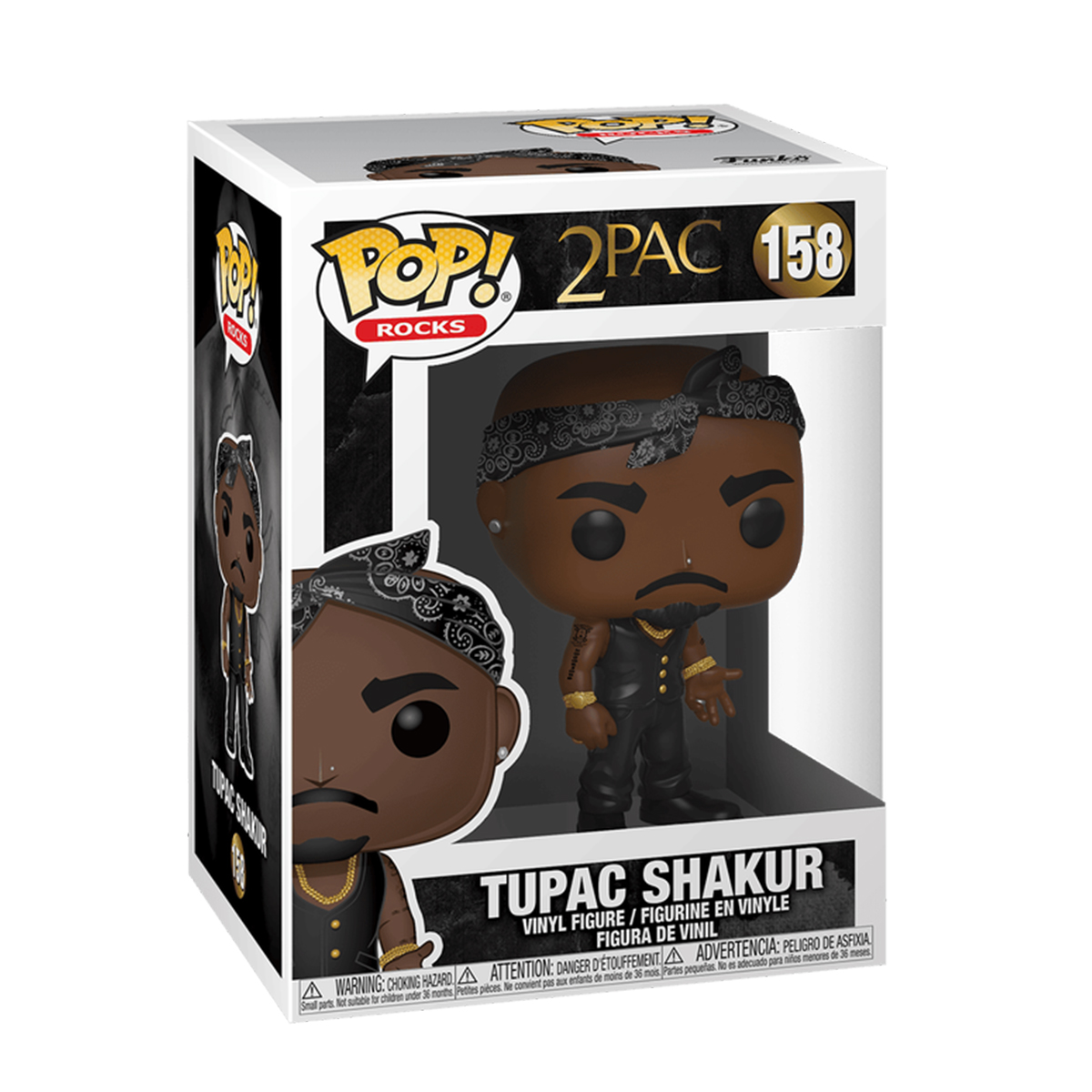 Игровая фигурка Funko POP! серии "Rocks" - Тупак Шакур с Бонданой
